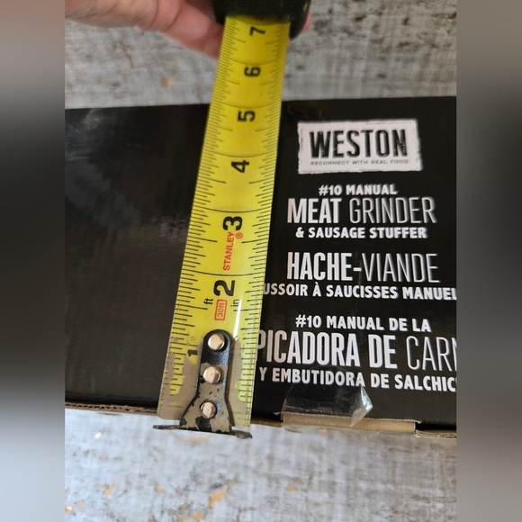 Weston #10 Meat Grinder Box Opened To Inspect - Picture 11 of 13